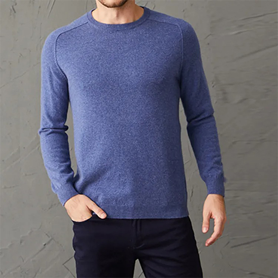 Sweter kasmir penarik pria