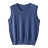 dames kasjmier oversized vest crew nek