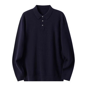 Maglione di cashmere da polo da uomo