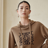 Ritenga Moko Embroidered Knit Wool Hoodie Sweatshirt Hou mo nga Wahine