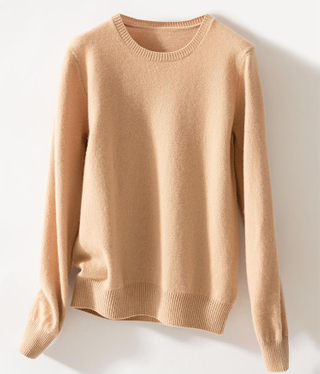 Women Crew Neck Cashmere Sweater