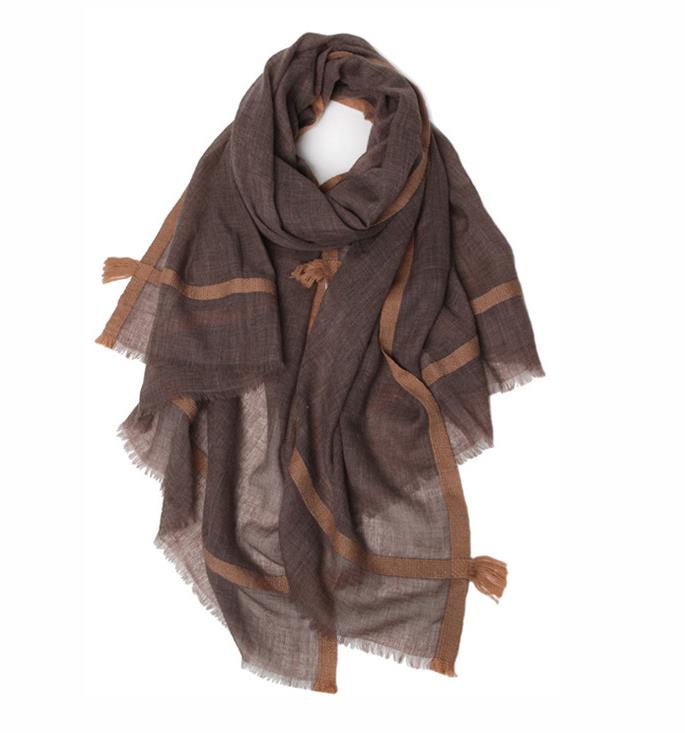Hot Sale Solid Color Wool Scarf
