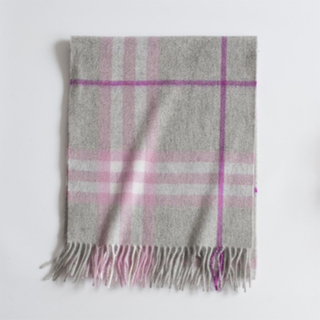 Baby Cashmere Plaid Scarf