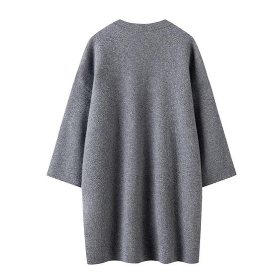 Vroue dik kasjmier cardigan sakke jas