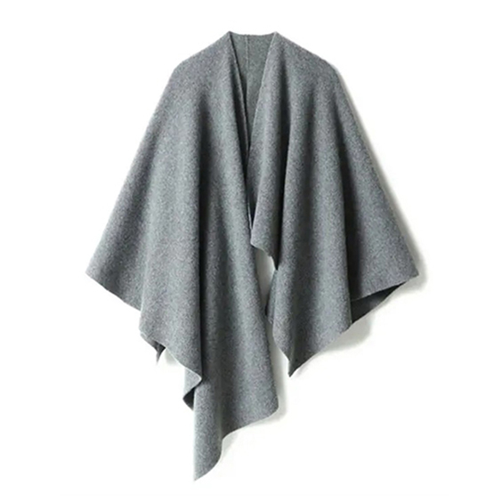 Lady Plain kootud kašmiir Poncho