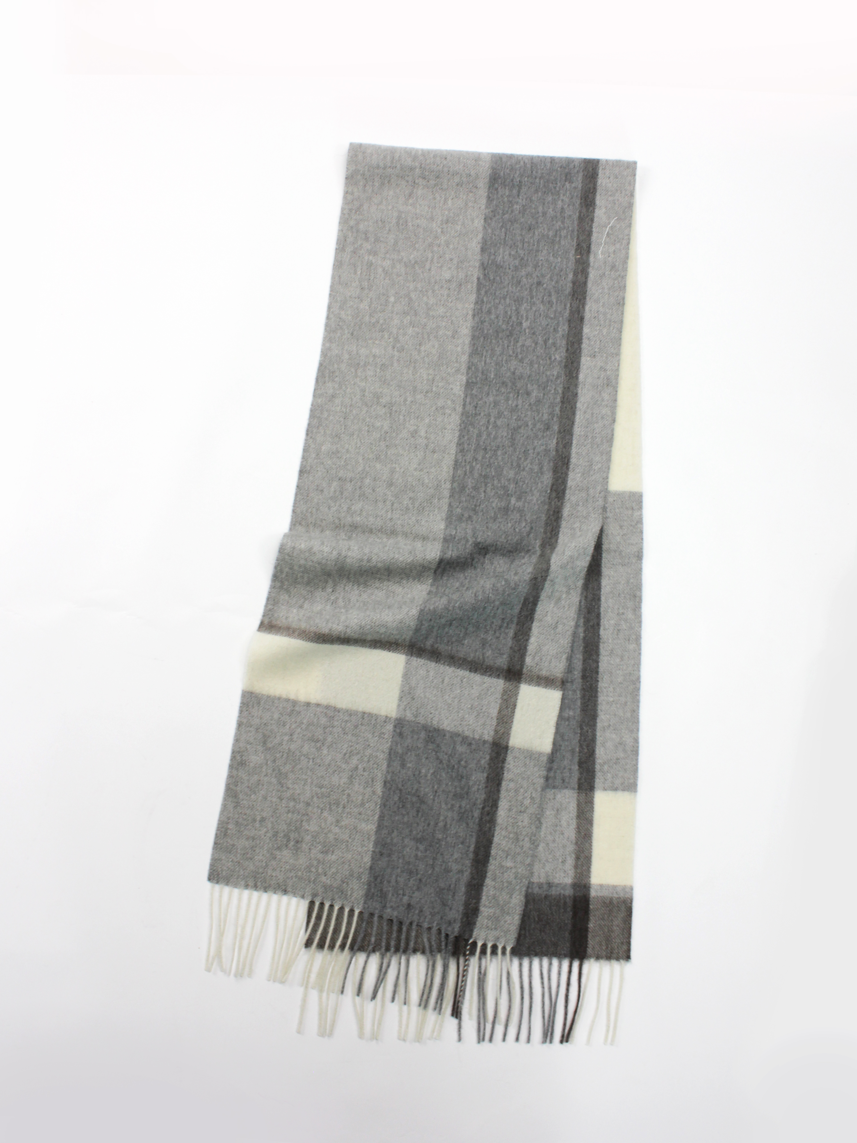 30CM Width Striped Multicolor Wool Scarf