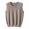 dames kasjmier oversized vest crew nek