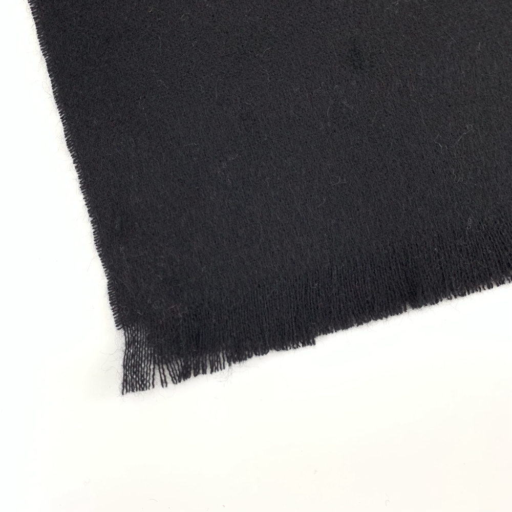 Cashmere Solid Color Shawls, Black