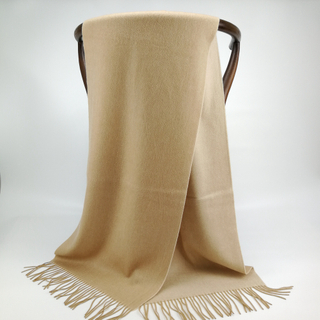 Cashmere Small Double Side Shawls, Camel&Natural